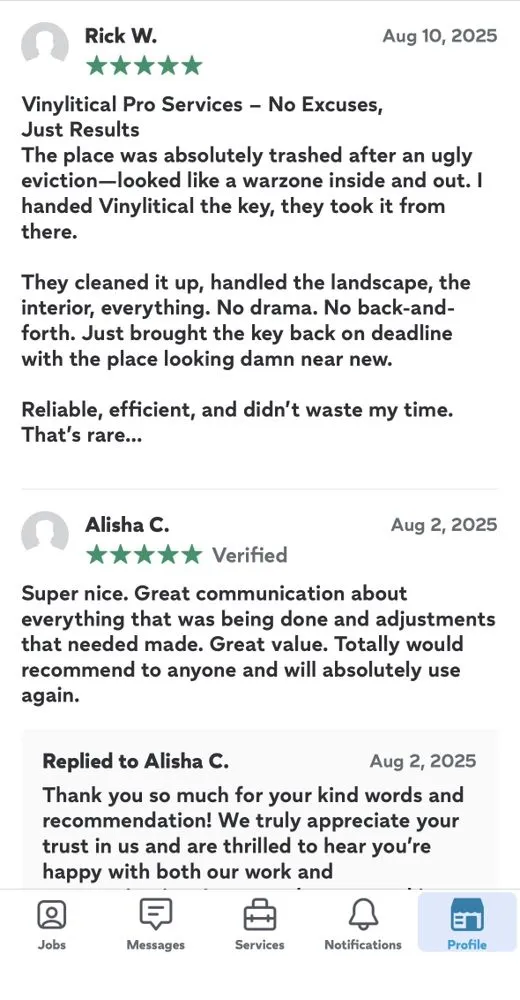 Professional residential landscaping for residential properties across Colorado Springs, CO - Vinylitical Pro Services