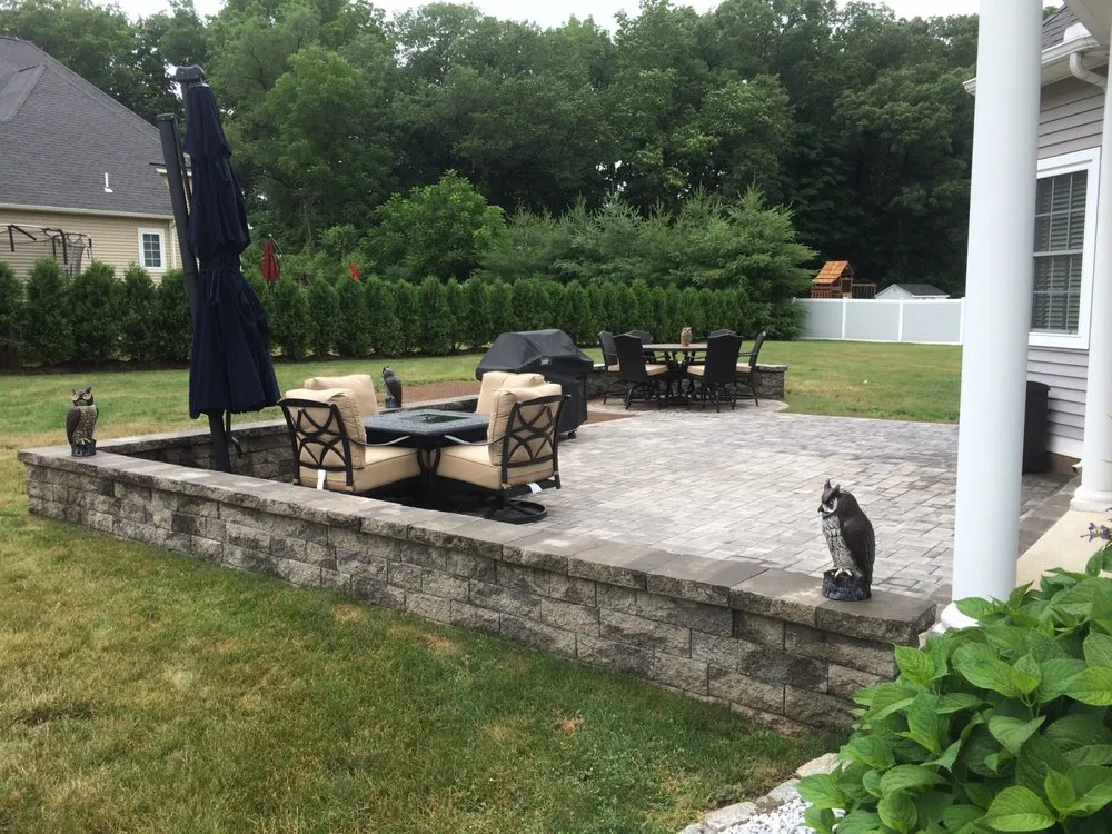 Custom landscape design in Cromwell, CT by Viola Lawn Service & Landscaping