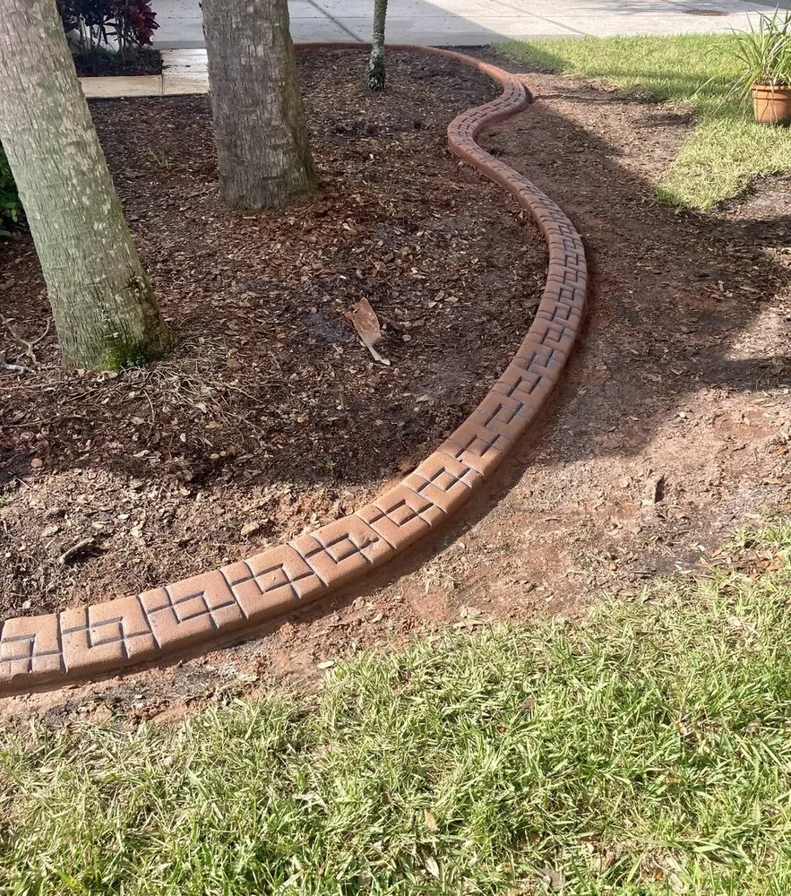 Reliable landscape installation in Spring Hill, FL by VIP Landscaping and Decorative Curbing