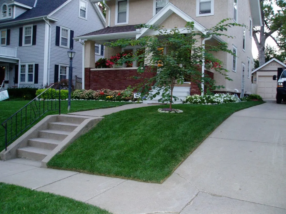 Top-rated landscape installation in Omaha, NE by VIP Lawn & Landscape
