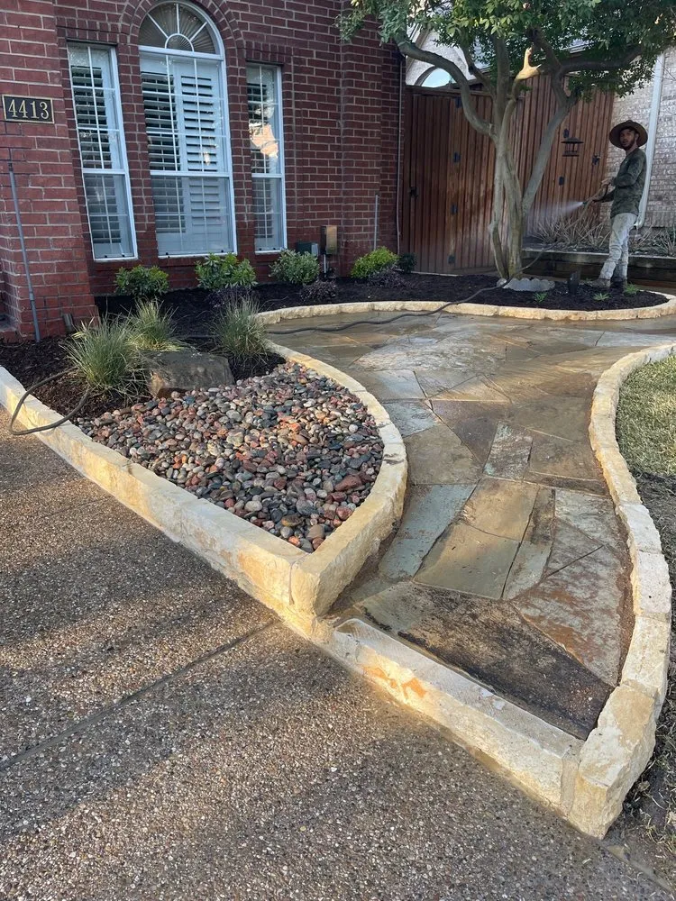 Professional landscaping services for residential properties in Wylie, TX by Viper Land Design