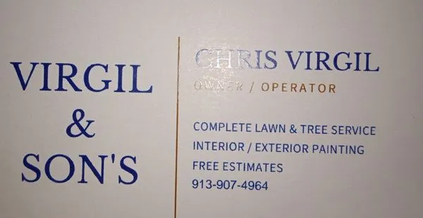 Virgil & Sons Lawn Care Logo