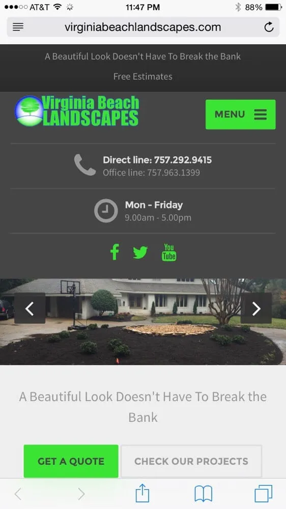 Custom garden landscaping in Virginia Beach, VA - Virginia Beach Landscapes
