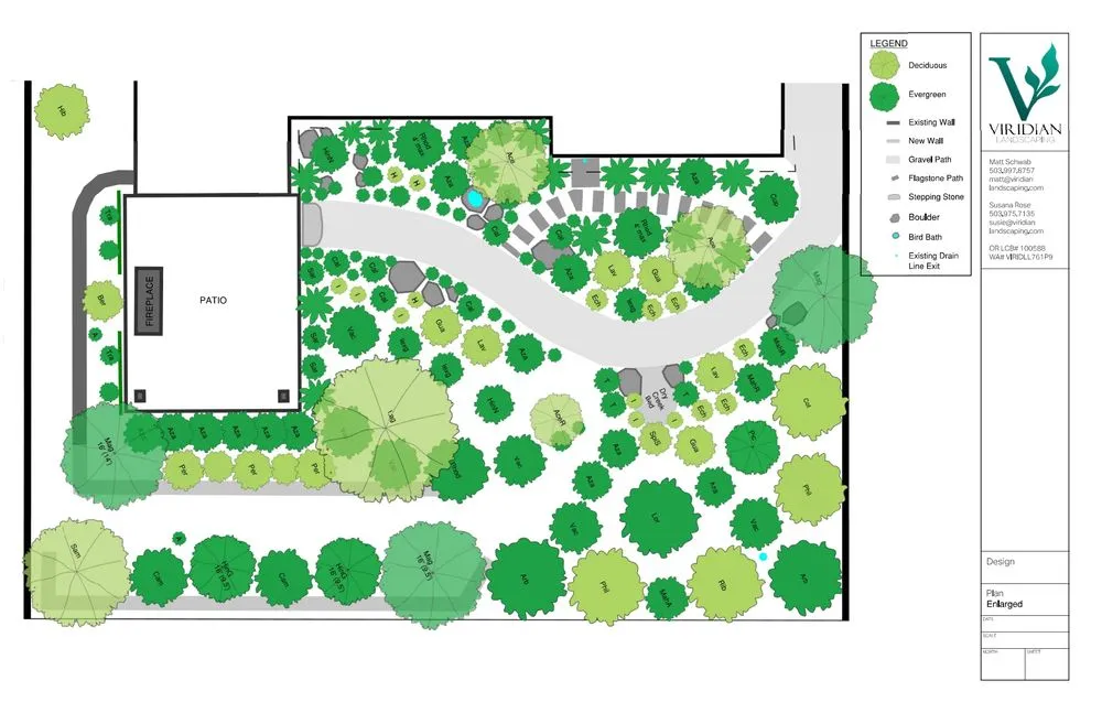 Professional garden landscaping in Clackamas, OR - Viridian Landscaping