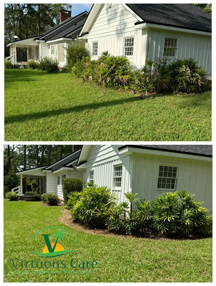 Expert lawn mowing service for outdoor upgrades in Gainesville, FL by Virtuous Care Landscaping