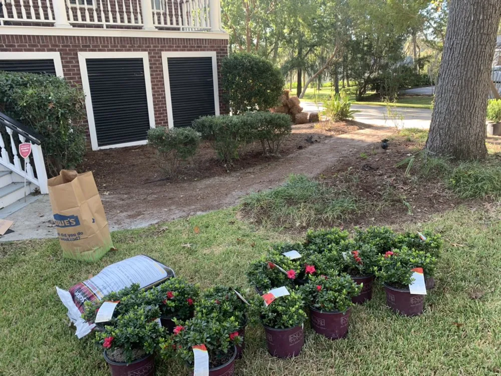 Affordable landscaping services for beautiful yards in North Charleston, SC by Vision 3 Landscaping