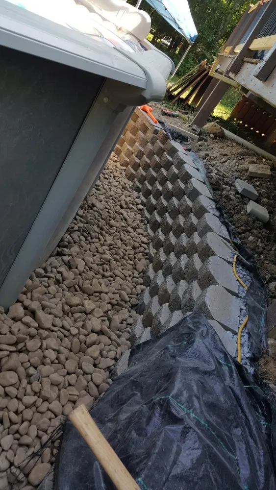 Custom landscape installation in Middletown, NY - Vision Comun Landscaping