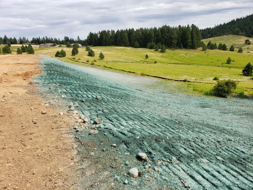 Local garden landscaping in Post Falls, ID by Vision Hydroseeding