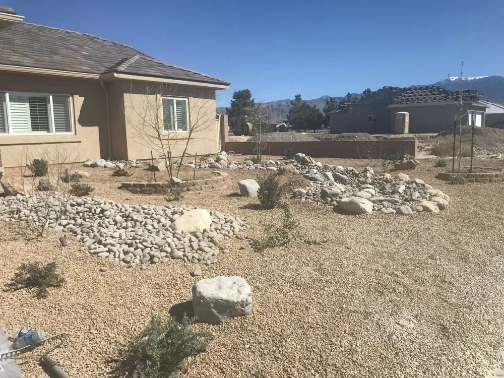 Custom garden landscaping for residential properties across Henderson, NV - Vision Landscape
