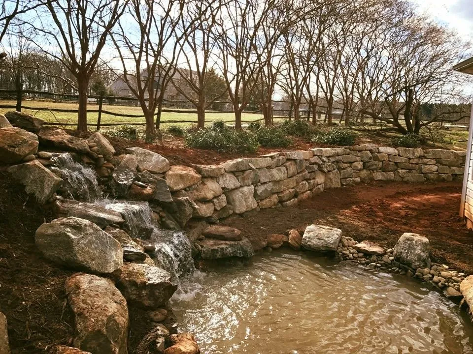 Professional lawn care service with custom design across Hendersonville, NC - Vision Landscapes