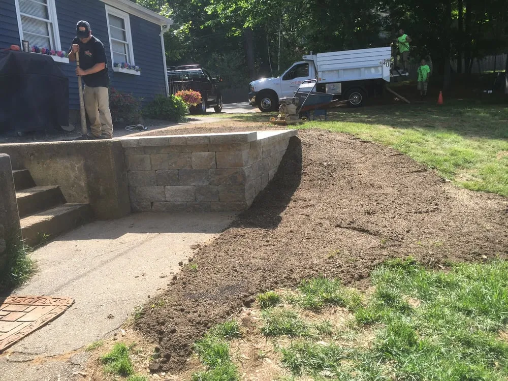 Trusted garden landscaping for beautiful yards in Brimfield, MA by Vision Landscaping