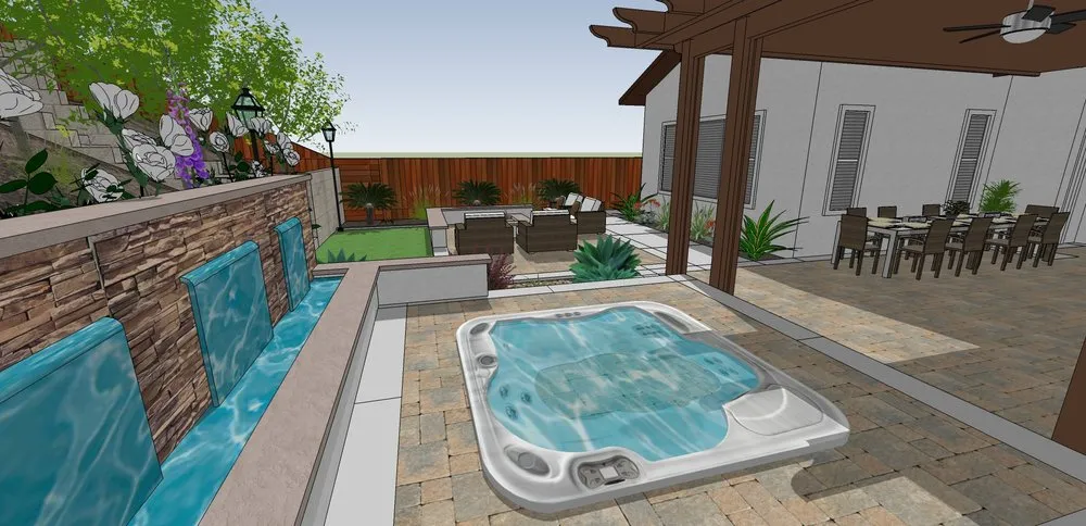 Professional outdoor landscaping in Murrieta, CA by Visionary Design Services