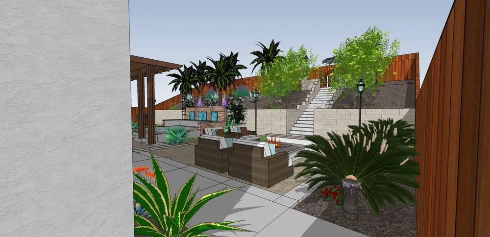 Trusted lawn mowing service with custom design in Murrieta, CA by Visionary Design Services