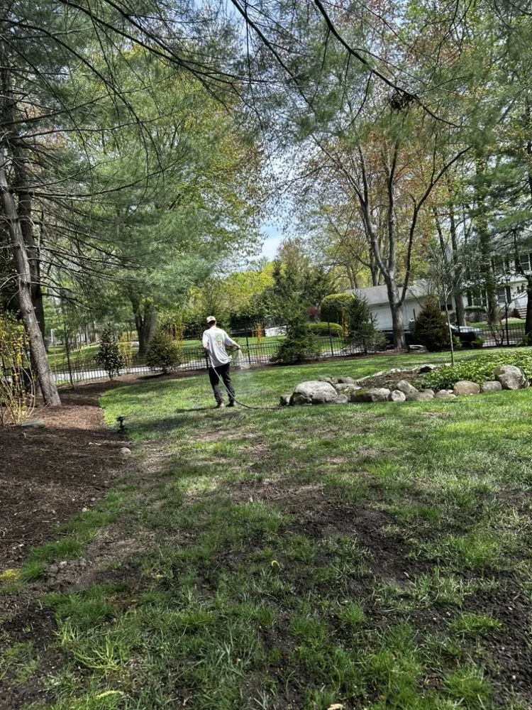 Custom landscape installation in Old Tappan, NJ - Visionary Landscape