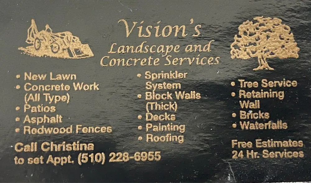 Custom landscaping services experts serving Antioch, CA - Vision’s Landscape And Concrete Services