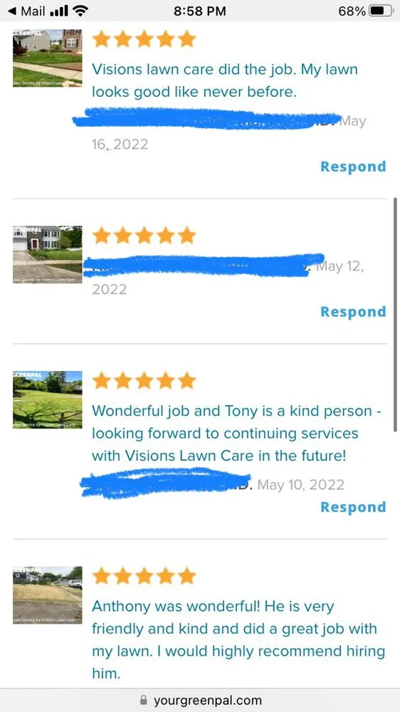 Reliable lawn mowing service for year-round maintenance across North Beach, MD - Visions Lawn Care