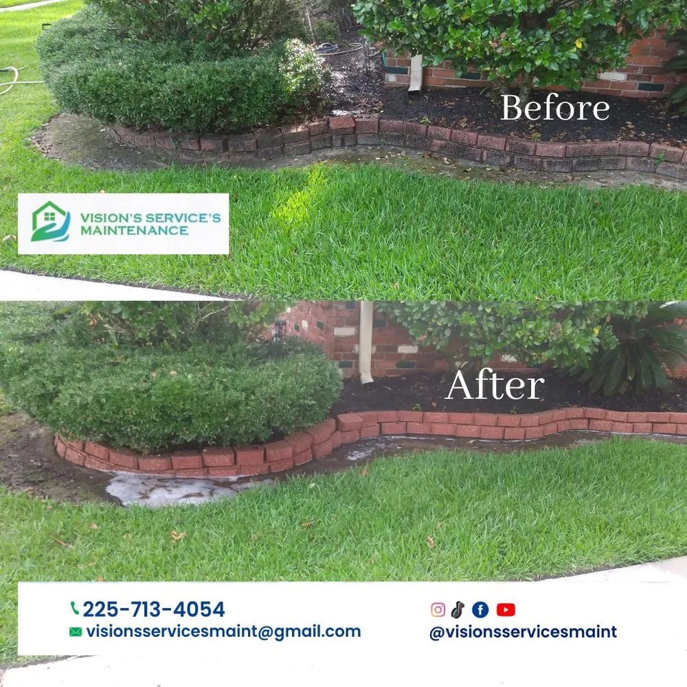 Reliable landscaping services in Baton Rouge, LA by Visions Services Maintenance
