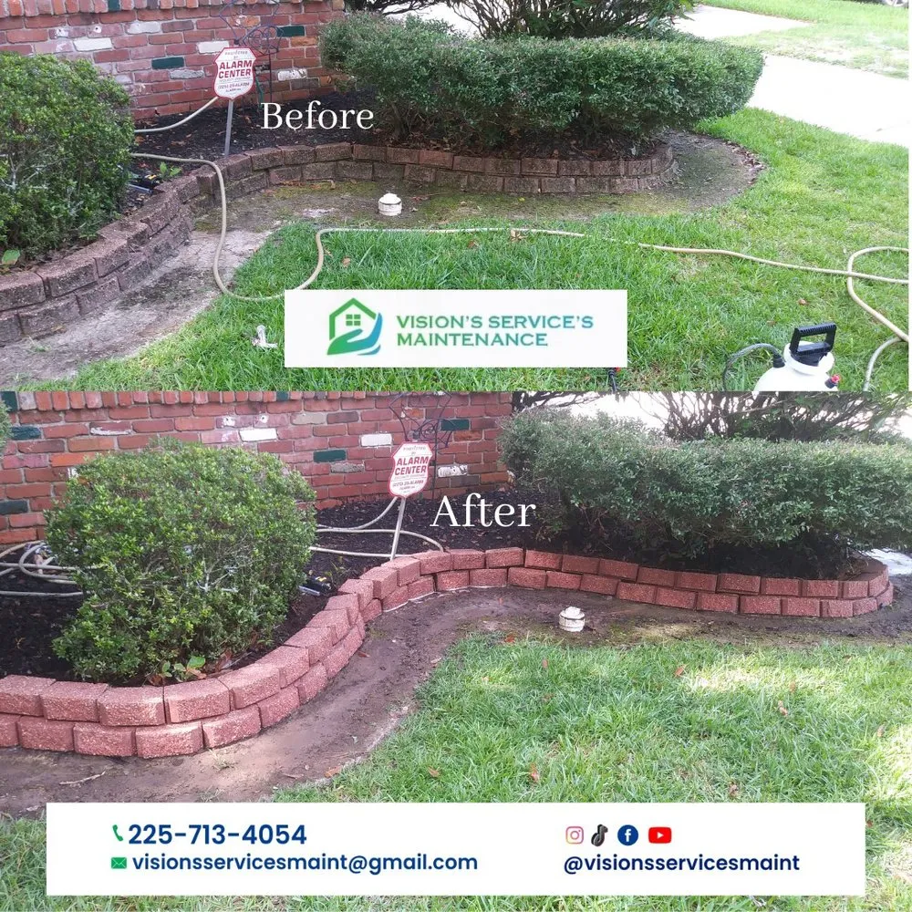 Expert landscaping services in Baton Rouge, LA - Visions Services Maintenance