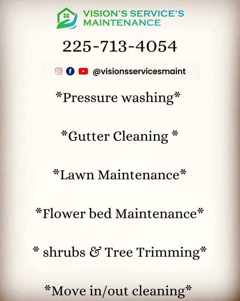 Affordable lawn mowing service experts serving Baton Rouge, LA - Visions Services Maintenance