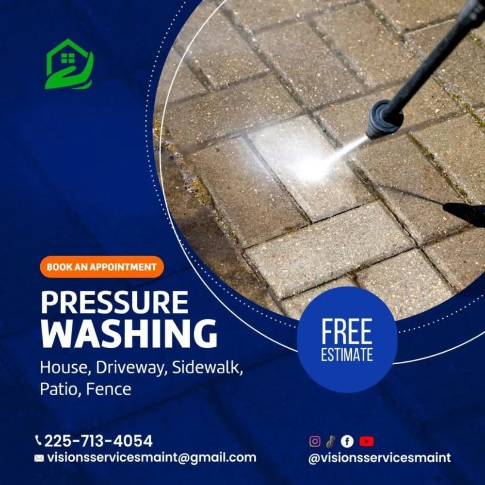 Custom residential landscaping in Baton Rouge, LA by Visions Services Maintenance