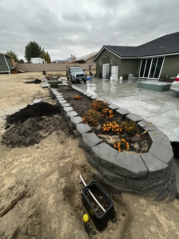 Affordable landscape installation for year-round maintenance in Victorville, CA by VisionScapes