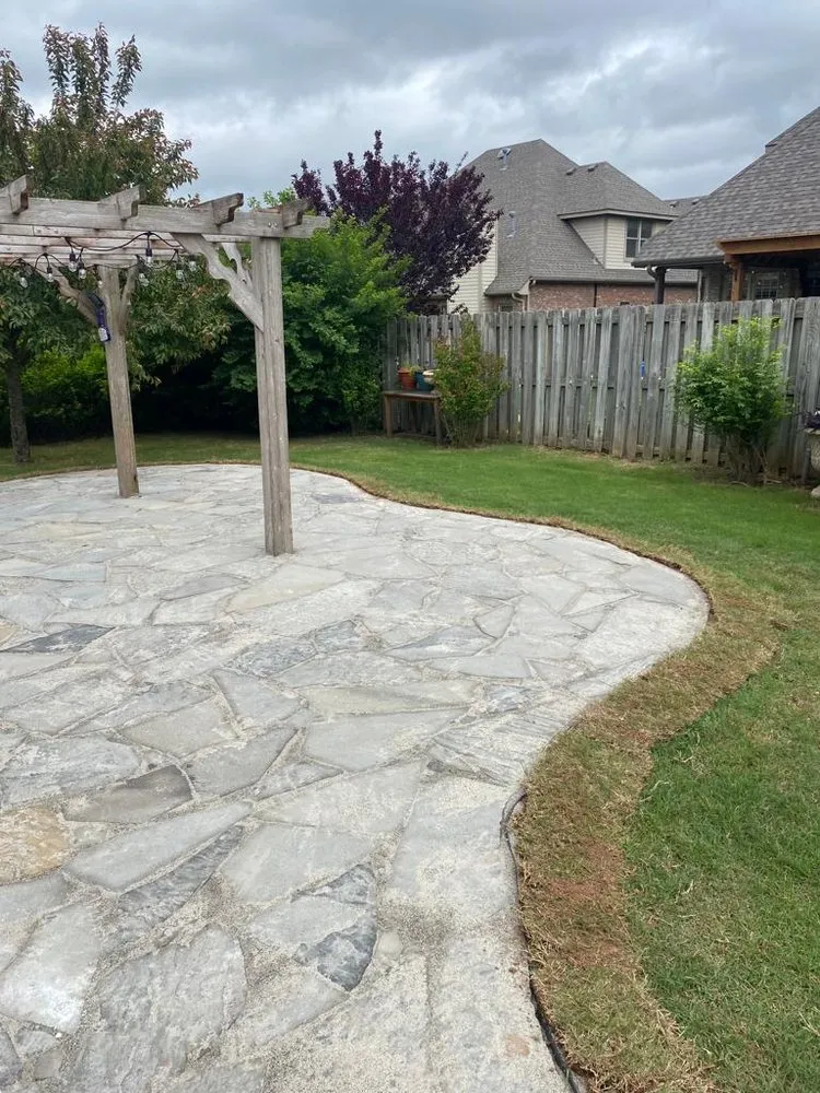Custom landscape design for homes in Springdale, AR by Vista Landscape Management