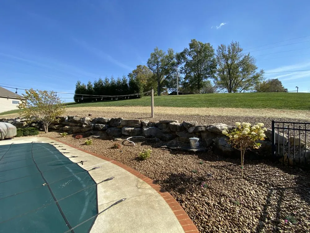 Reliable landscape installation with custom design in Ofallon, MO by Vista Landscapes