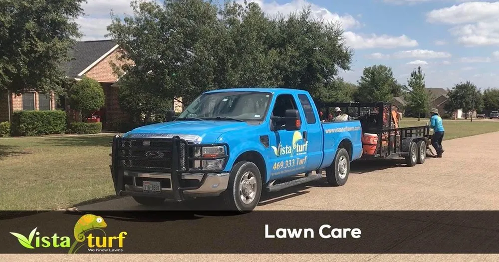 Custom landscape installation with custom design in Midlothian, TX by Vista Turf