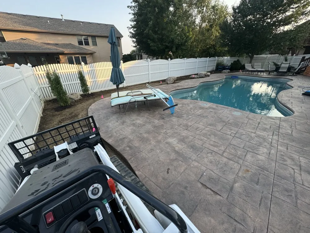 Local landscape installation in Omaha, NE by Vista Verde Landscaping