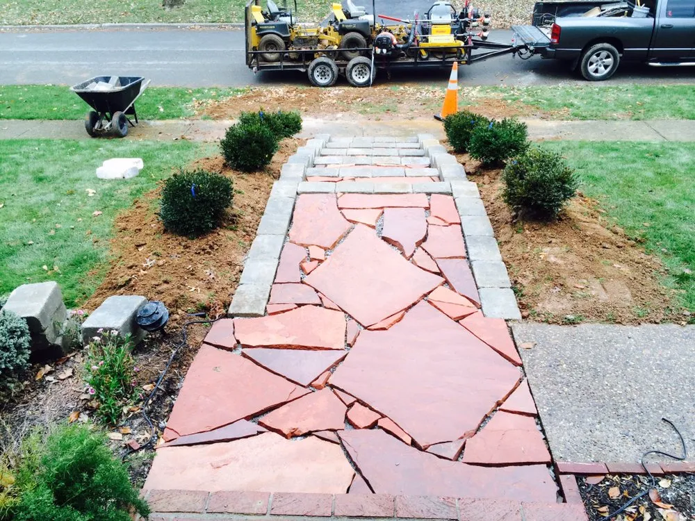 Custom landscape design in Seatonville, KY by Visual Artist Lawn and Landscape Design