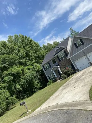 Visual Lawn Care Logo