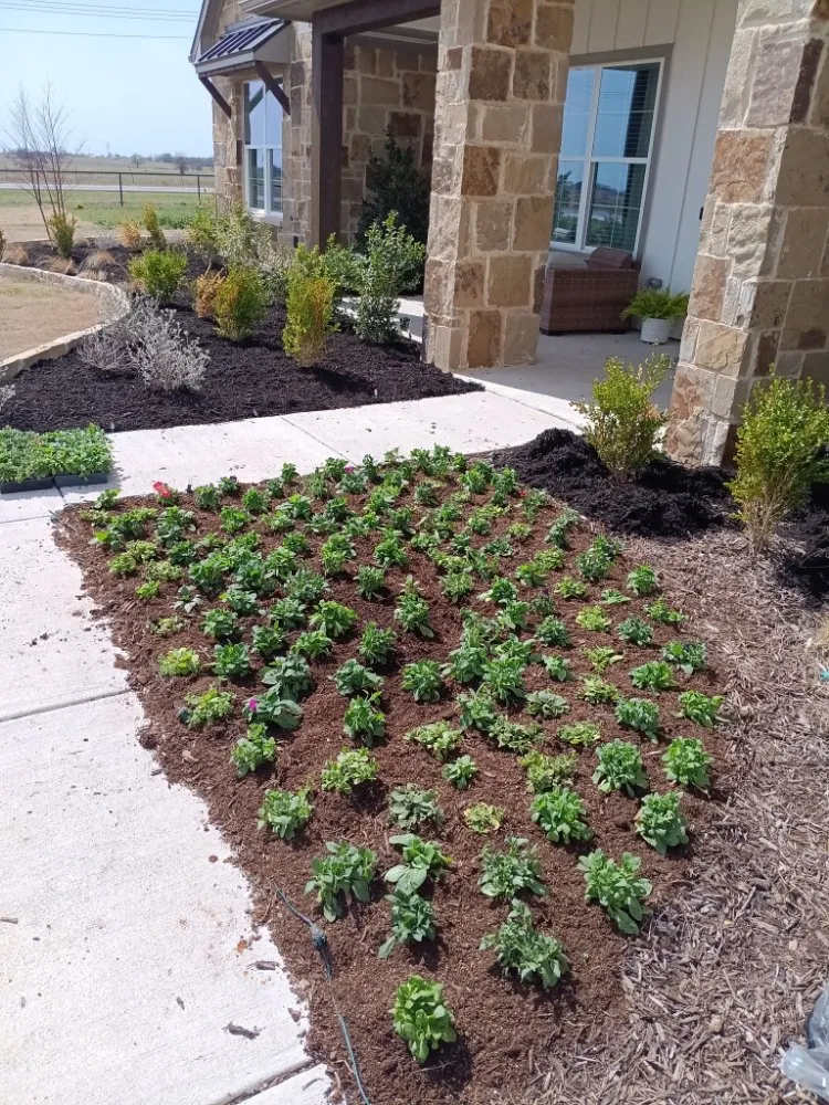 Top-rated garden landscaping in Whitewright, TX by Visual Mowing and Landscapes