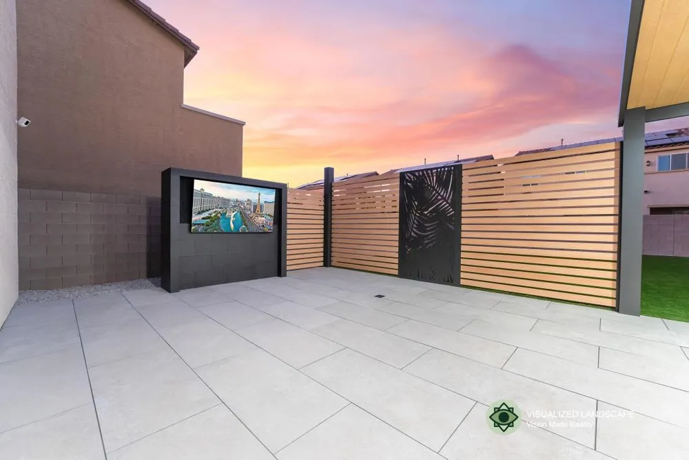 Trusted outdoor landscaping for year-round maintenance in North Las Vegas, NV by Visualized Landscape