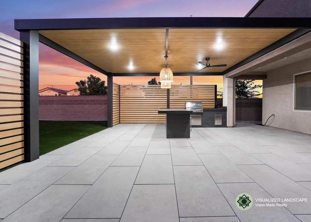 Professional landscape installation in North Las Vegas, NV by Visualized Landscape