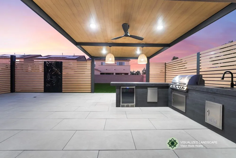 Expert yard cleanup service for year-round maintenance in North Las Vegas, NV by Visualized Landscape