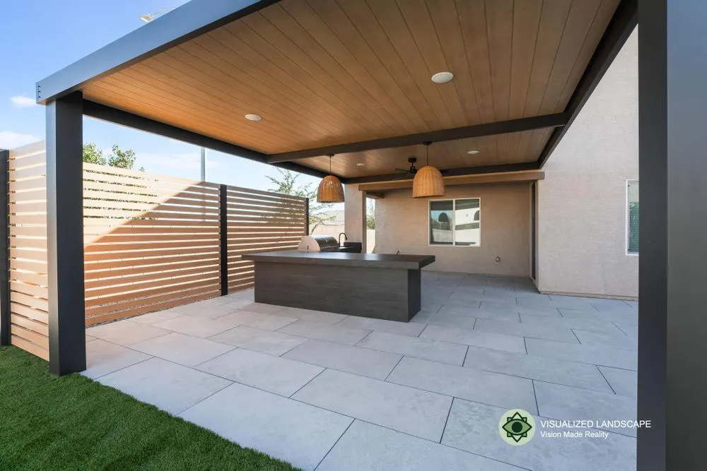 Professional yard cleanup service in North Las Vegas, NV by Visualized Landscape