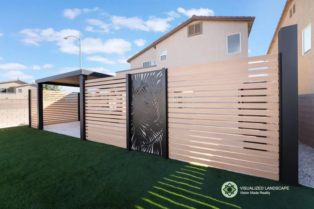 Custom garden landscaping in North Las Vegas, NV by Visualized Landscape