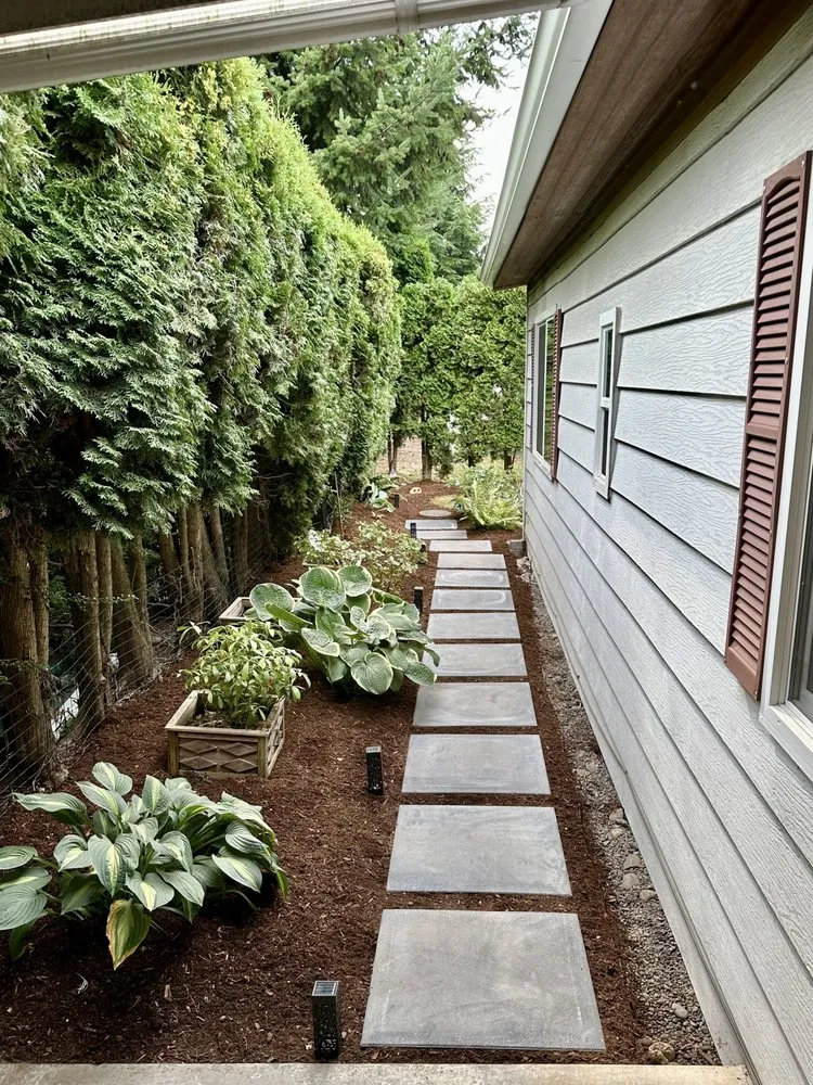Custom garden landscaping for homes in Kent, WA by Vital Landscapes