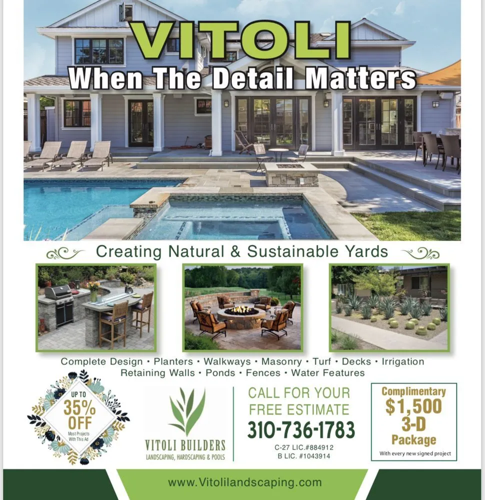 Professional garden landscaping for year-round maintenance in Palo Alto, CA by Vitoli