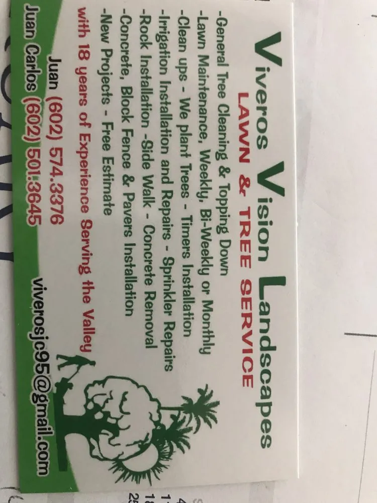 Top-rated yard maintenance in Phoenix, AZ by Viveros Vision Landscapes