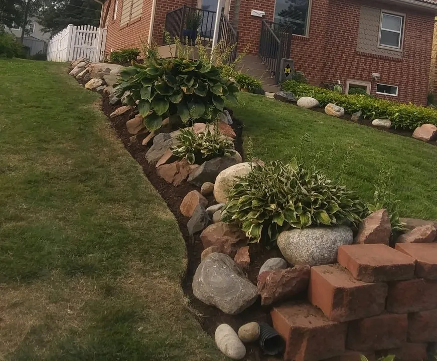 Trusted residential landscaping in Omaha, NE by Vivians Lawn Care and Landscape