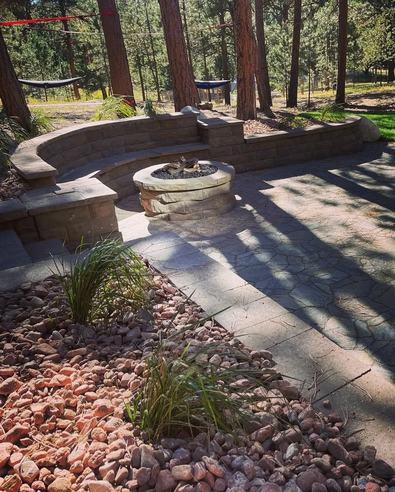 Custom outdoor landscaping for residential properties in Larkspur, CO by Vivid Colorado