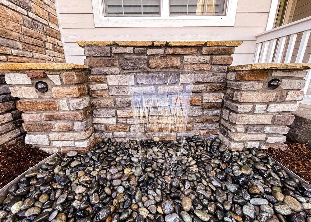 Professional landscape installation with custom design in Larkspur, CO by Vivid Colorado