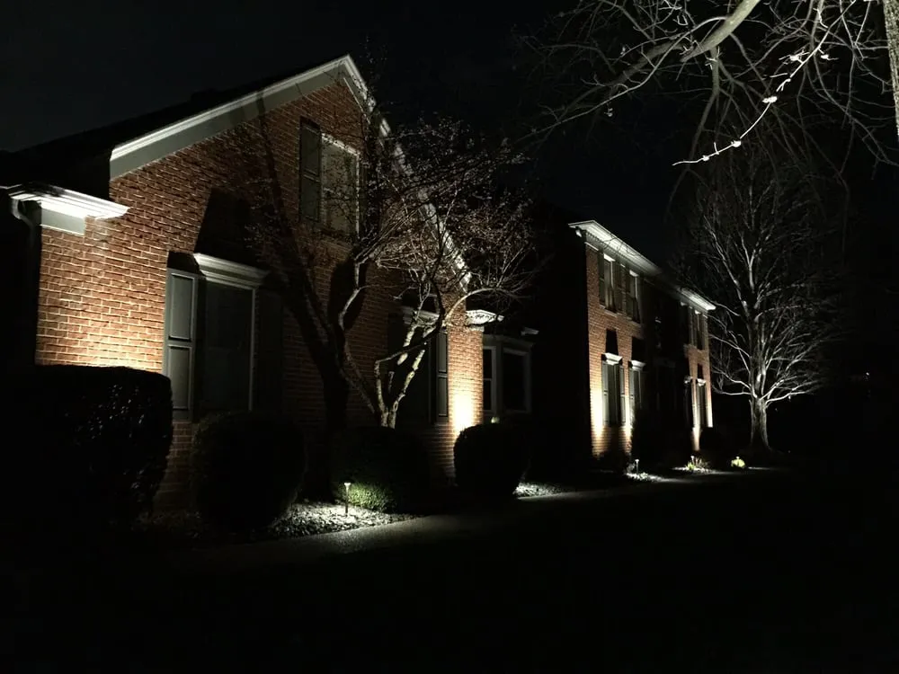 Custom landscape design for year-round maintenance in Evansville, IN by Vivid Landscape & Lighting