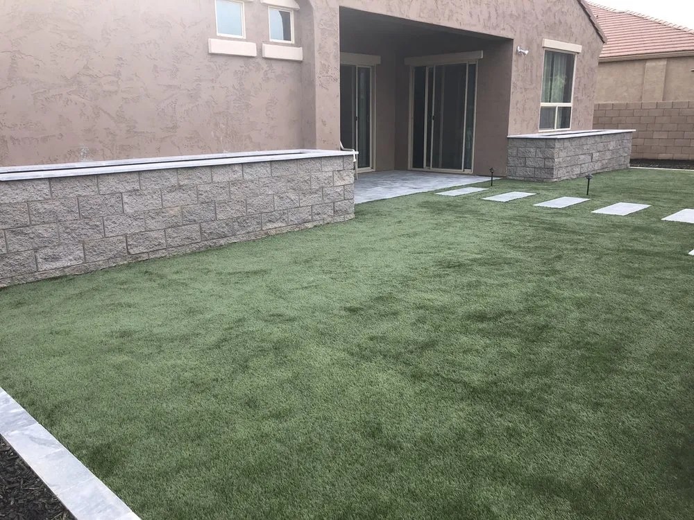 Custom lawn care service for residential properties in Casa Grande, AZ by Vivid Landscaping