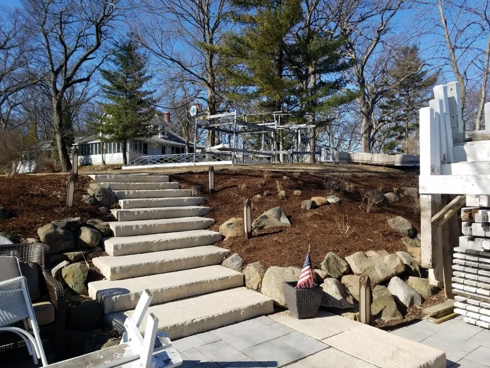 Professional landscape installation with custom design across Burlington, WI - VK Landscaping