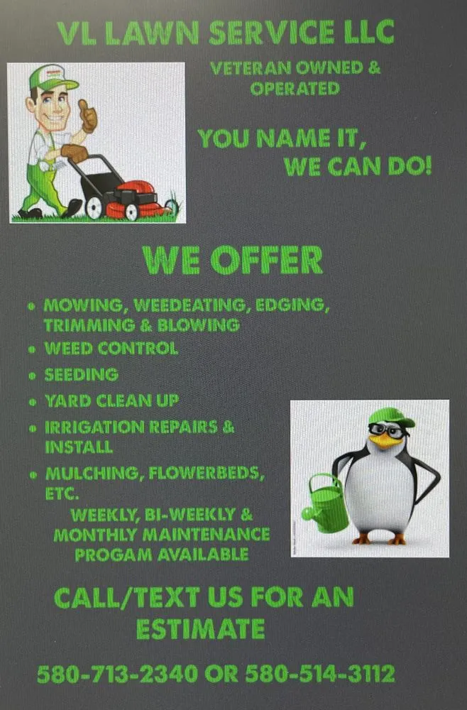 Professional residential landscaping in Lawton, OK by VL Lawn Service