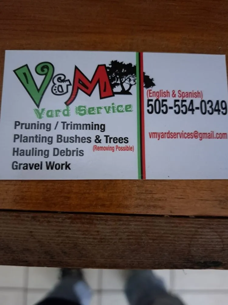 Custom yard cleanup service in Rio Rancho, NM - V&M Yard Services