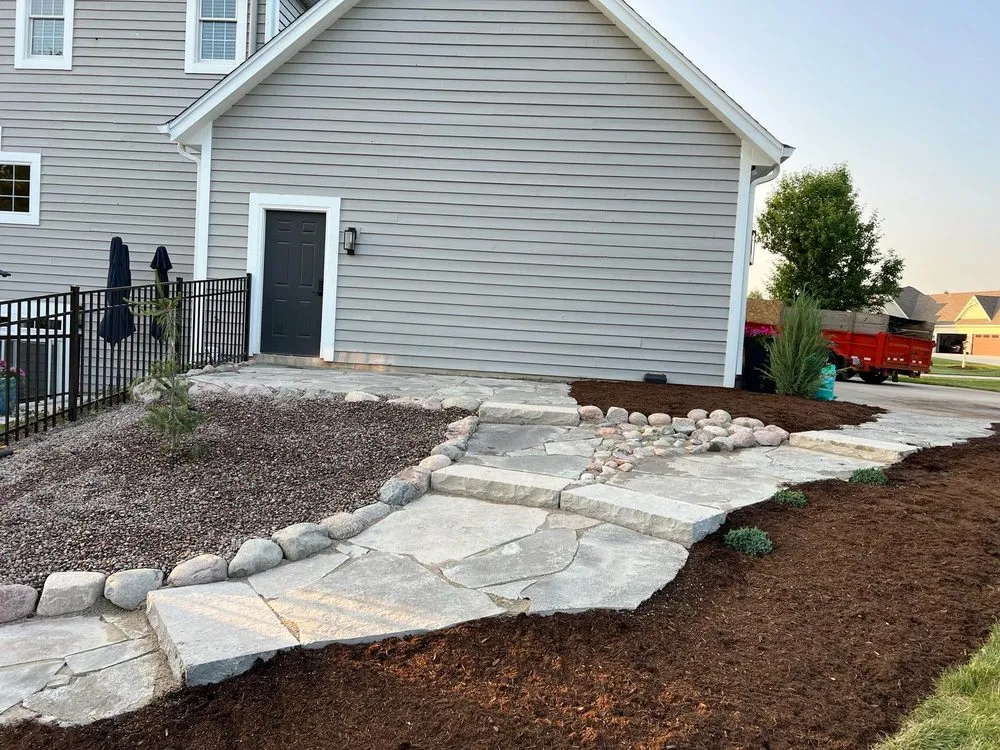 Reliable landscape installation in Elgin, IL by VMN Lawn Service & Snow Removal