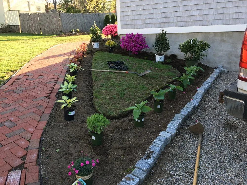 Affordable residential landscaping with custom design in Danvers, MA by VOCR